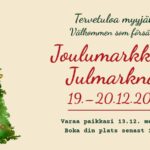 Tervetuloa myyjäksi joulumarkkinoille 19.–20.12.2026 / Välkommen som försäljare